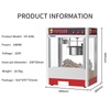 Black Popcorn Machine